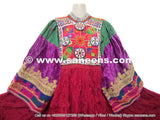 Traditional Afghan Vintage Dress