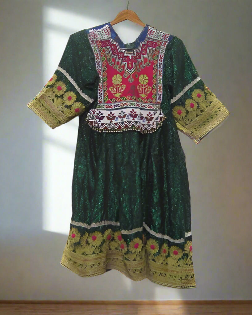 Afghan Kuchi velvet Ethnic Dress