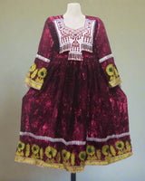 Handmade Gypsy Maxi velvet Dress