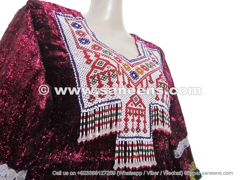 kuchi traditional beads work handmade costumes online