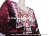 Handmade Gypsy Maxi velvet Dress