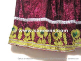 Handmade Gypsy Maxi velvet Dress