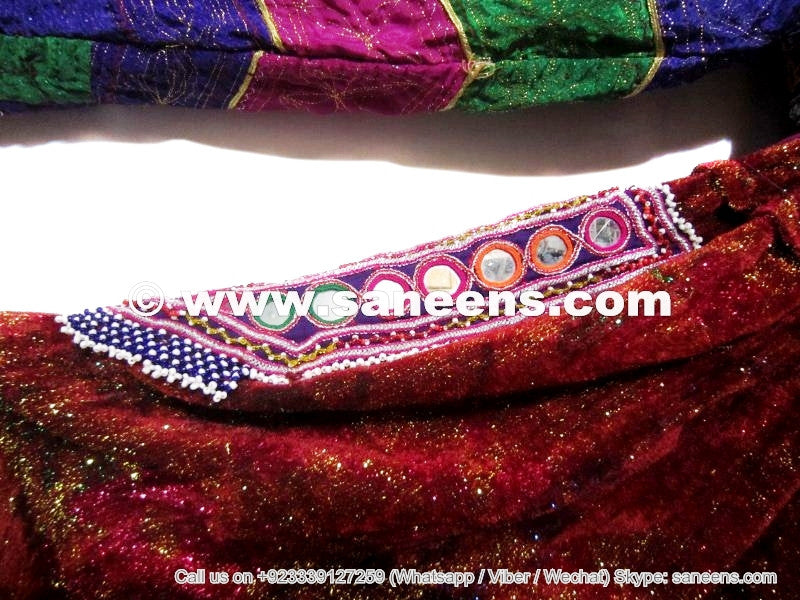 mirrors work afghan kuchi frocks wholesale ethnic clothes