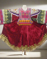 Nomad Tribal Afghan Vintage Frock Dress