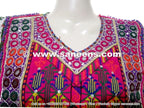 afghan women mirrors embroidery work dress