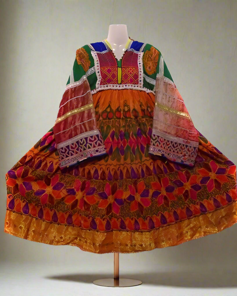 Vintage Afghan Nomad Dress