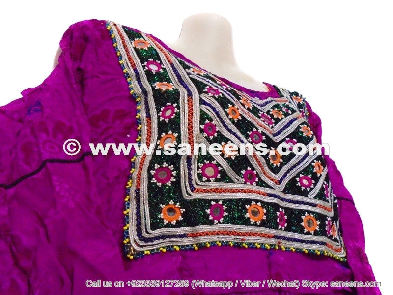 muslim afghan frock with embroidery work