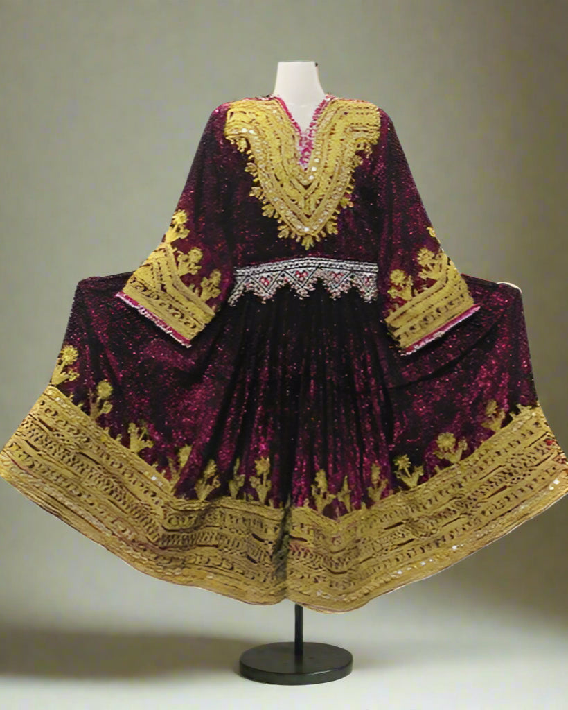 Nomad Ladies Vintage Artwork velvet Dress