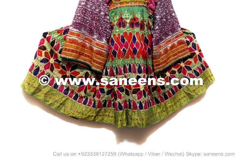 nomad boho chic fashion long dress with choli skirt