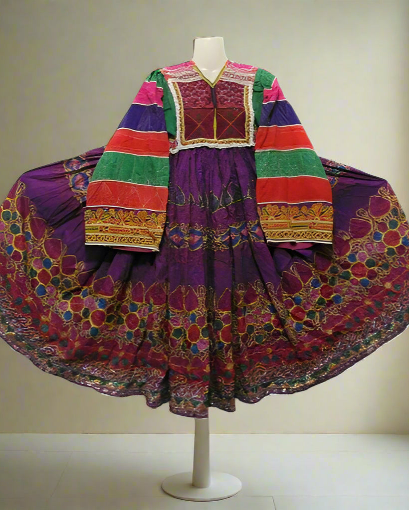 Gypsy Artwork Handmade Maxi Dress