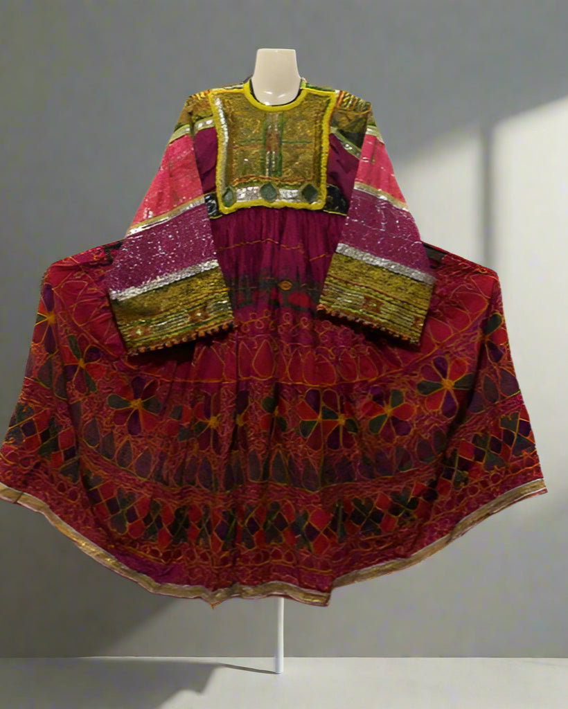Vintage Kuchi Afghani Frock Dress