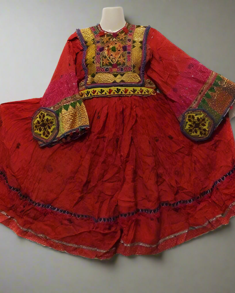 Genuine Hand-Embroidered Kuchi Dress