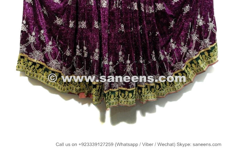 afghan muslim ladies ethnic apparels dresses with wider skirts