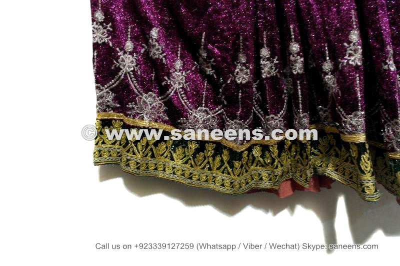 afghan kuchi women vintage couture with floral embroidery tapestry