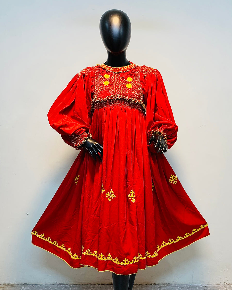 Traditional Kuchi Afghan Frock