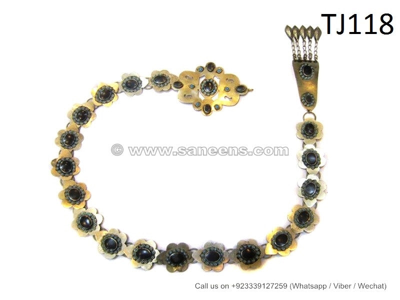 afghan kuchi snake shape belt