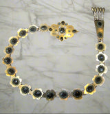 Tribal Fusion Snake Belt With Lapis Stones
