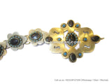 Tribal Fusion Snake Belt With Lapis Stones
