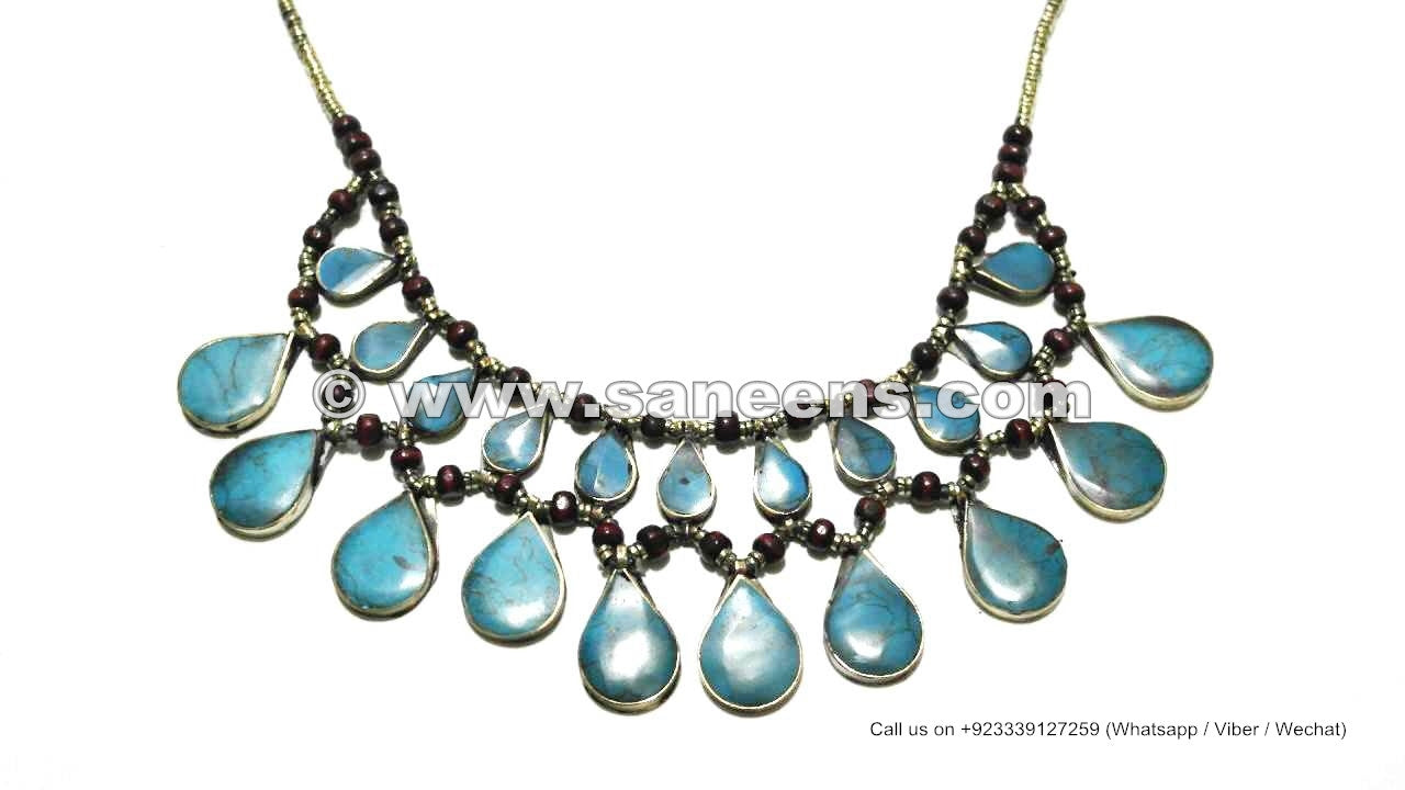 muslim afghan handmade costuming jewellery necklaces