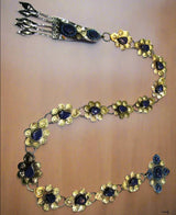 Turkman Tribal Style Bellydance Lapis Belt