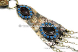 Turkmen Style Lapis Belt For Bellydance Performers