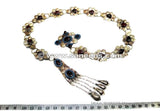 Turkmen Style Lapis Belt For Bellydance Performers