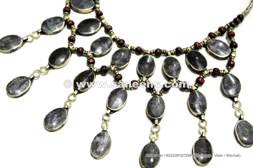 handmade afghan muslim bridal jewellery necklaces