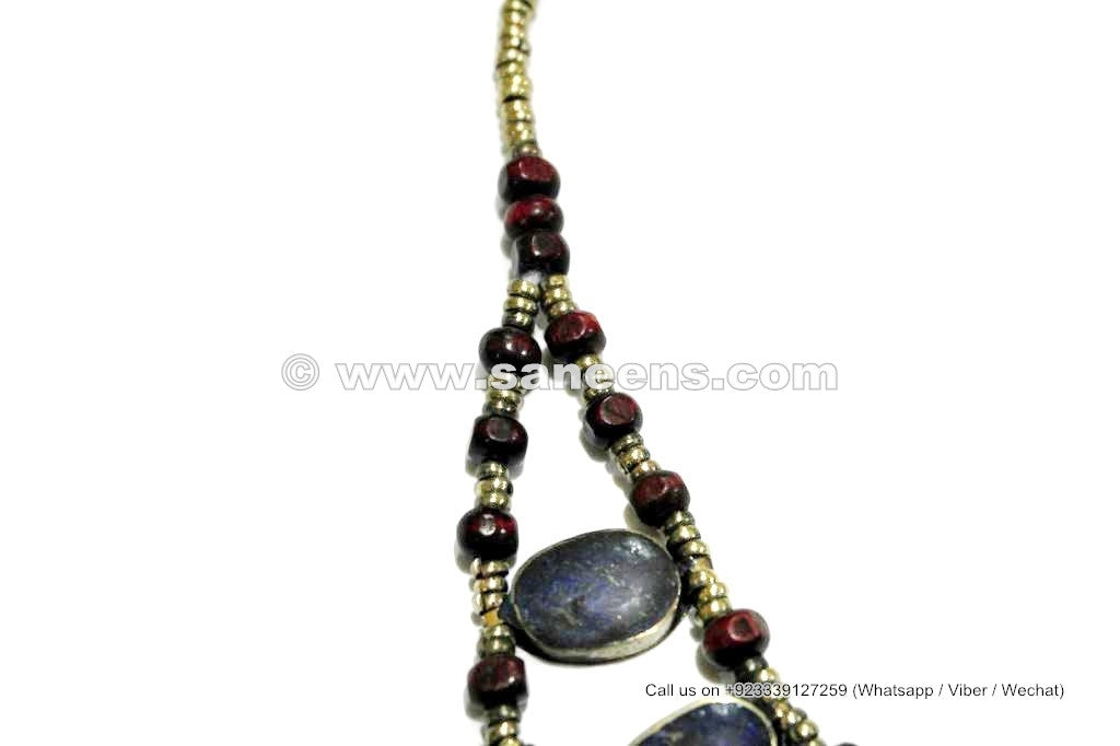 handmade muslim bridal fashion necklaces with beads