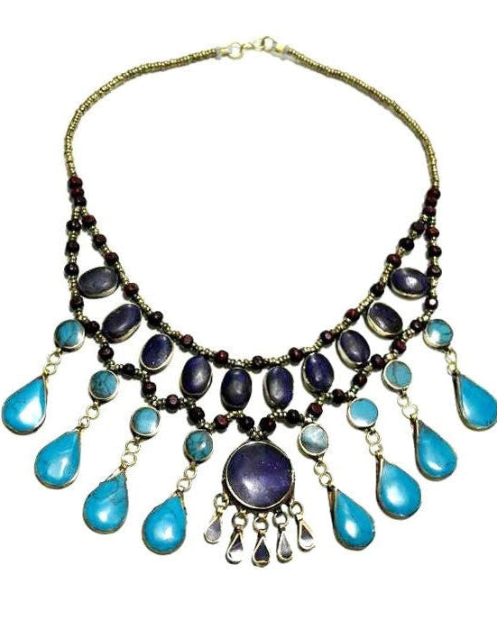 Kuchi Banjara Layered Tribal Choker Necklace