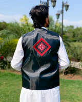 Afghan Men's Embroidered Vest Coat