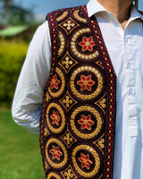 Pashtun Men's Embroidered Waistcoat