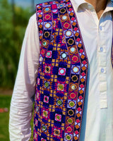 Embroidered Pashtun Mirror Waistcoat