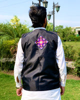 Embroidered Pashtun Mirror Waistcoat