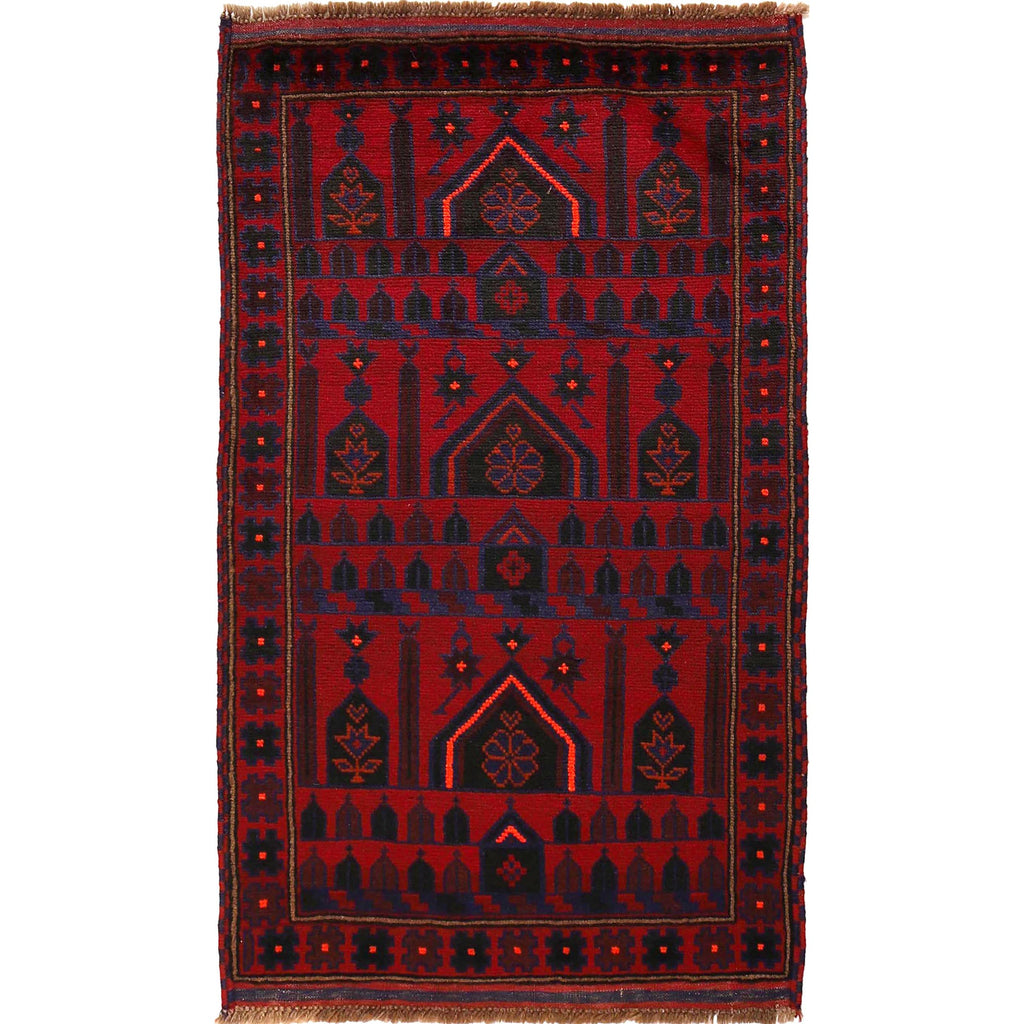 Soft Woven Prayer Mat Afghan 4.7x2.8 ft