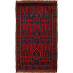 Soft Woven Prayer Mat Afghan 4.7x2.8 ft