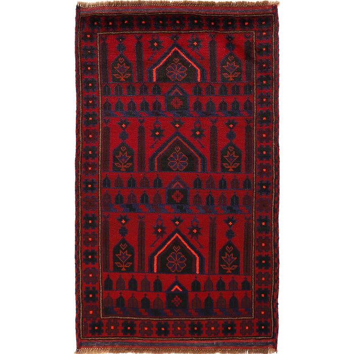 Soft Woven Prayer Mat Afghan 4.7x2.8 ft