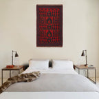 Prayer Mat Afghan Cultural Craft 4.5x2.7 ft