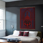 Afghan Islamic Rug Prayer Piece 4.5x2.9 ft