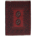 Nomadic Handmade Wool Floor Rug 2.1x1.6 ft
