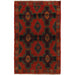 Afghan wool rug handmade, artisan-crafted Afghan rug, wool rug by Afghan women, 