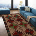 authentic wool rug, traditional Afghan rug, handmade Afghan Baloch rug.