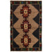 Baloch design rug, handcrafted wool rug, 