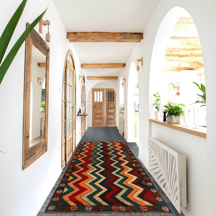 authentic wool rug, traditional Afghan rug, 