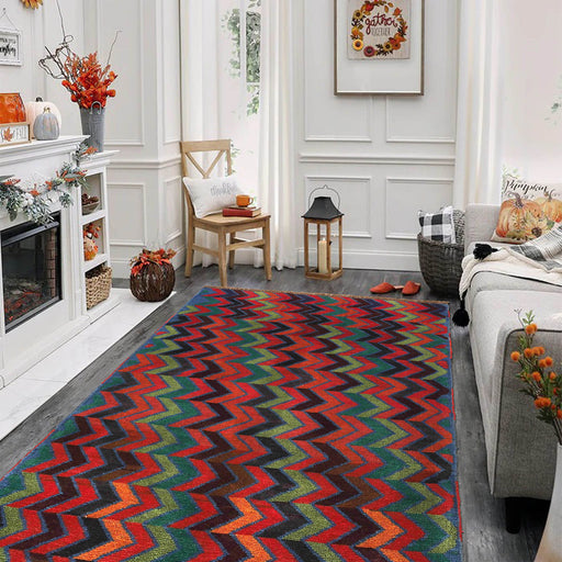Baloch Afghan Wool Rug, Handcrafted Afghan Rug, Tribal Wool Rug, 