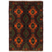 Afghan Tribal Rug, Traditional Afghan Rug, Wool Handwoven Rug, 