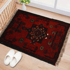 Compact Woven Nomad Door Rug 1.9x1.4 ft