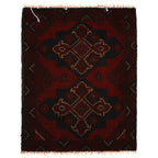 Handmade Textured Wool Entry Mat 1.7x1.3 ft