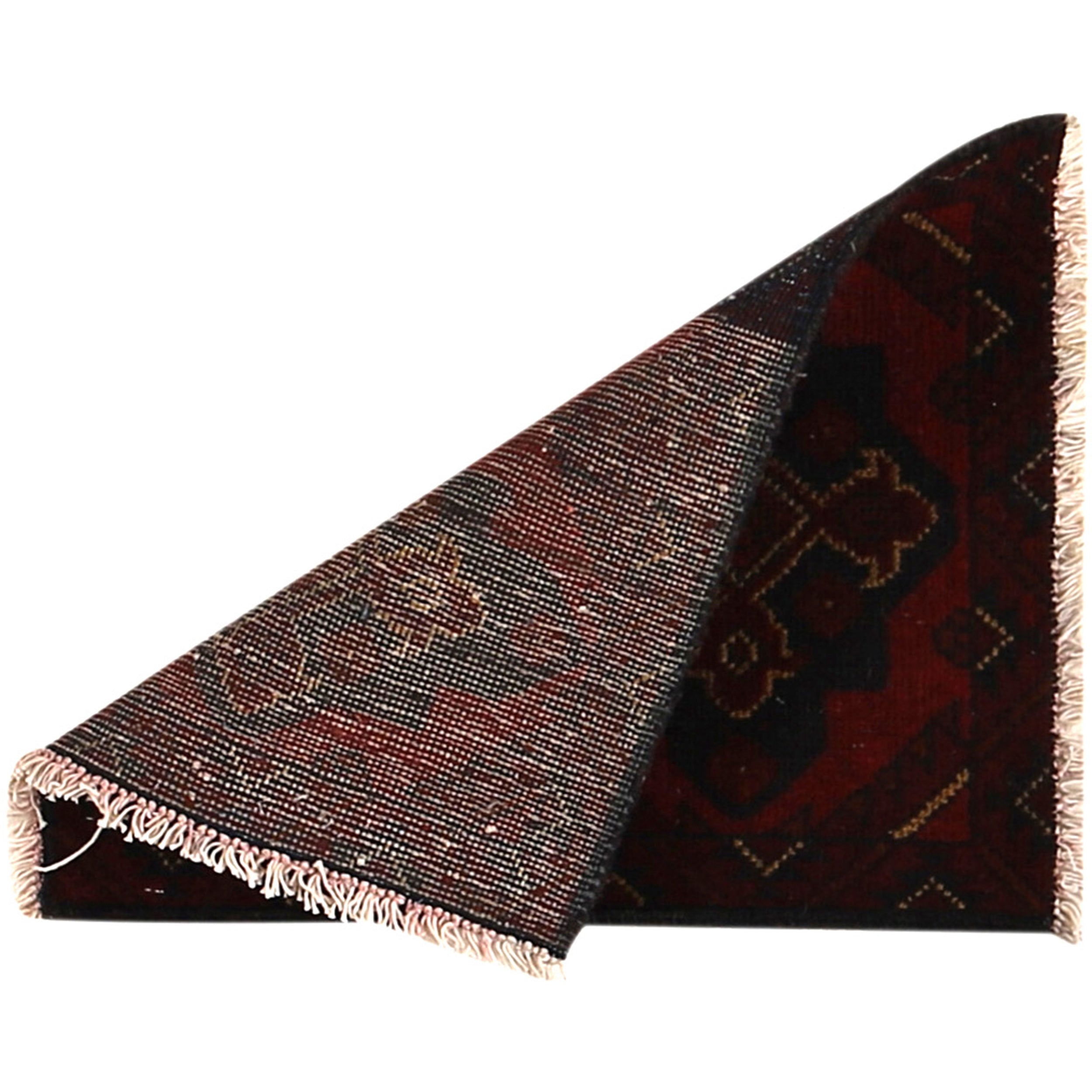 Handmade Textured Wool Entry Mat 1.7x1.3 ft