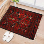Nomadic Pattern Woven Welcome Rug 1.7x1.2 ft