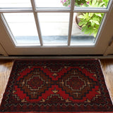 Cozy Woolen Handcrafted Door Mat 2x1.3 ft